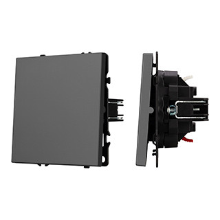 054245 - Механизм выключателя одноклавишный непроходной SWT-NOBE-MK01-SFPL-GR (230V, 10A) (Arlight, -)