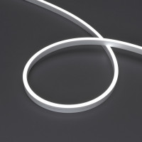 Светодиодная лента герметичная MOONLIGHT-SIDE-A120-06x12mm 24V White6000 (9.6 W/m, IP65, 5m, wire x2) (Arlight, Силикон), 041033