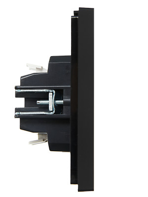 FORTE&PIANO Выключ. 1-кл. перекр. 10А FP112 чер. IEK, FP-V13-0-10-1-K02