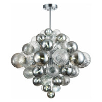 ST LUCE SL1124.103.29 Люстра подвесная ST-Luce Хром/Дымчатый, Прозрачный G9 29*5W 4000K