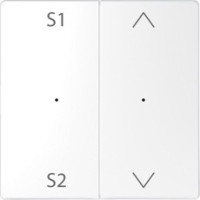 D-Life PlusLink Клавиша 2-ная с S1/S2, с символами, белый лотос