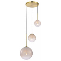 ST LUCE SL1190.203.03 Светильник подвесной ST-Luce Золотистый/Прозрачно-белый E27 3*60W