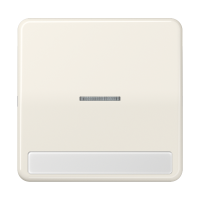 Клавиша с окошком для выключателя с подсветкой и полем для надписи; слоновая кость, CD590NAKO5