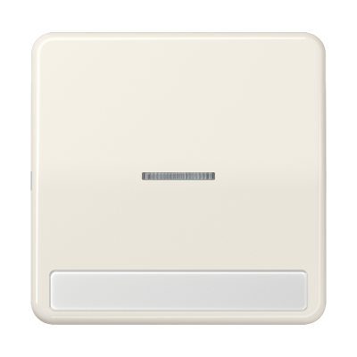 Клавиша с окошком для выключателя с подсветкой и полем для надписи; слоновая кость, CD590NAKO5