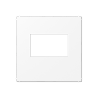 Kрышка для USB-зарядный устройств; без видимого винта; термопласт; белый матовый, A1569USBWWM