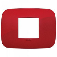 19682.85 - Vimar Накладка ROUND на 2 модуля центрально красная