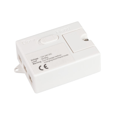 ИК-датчик SR-PRIME-IN-S80-WH (12-24V, 96-192W, DOOR/HAND) (Arlight, IP20 Пластик, 2 года), 036165
