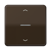 Клавиша для KNX кнопки, 1 группа с окошком и символами "стрелки"; дюропласт; коричневый, CD101KO5PBR Клавиша для KNX кнопки, 1 группа с окошком и символами "стрелки"; дюропласт; коричневый, CD101KO5PBR