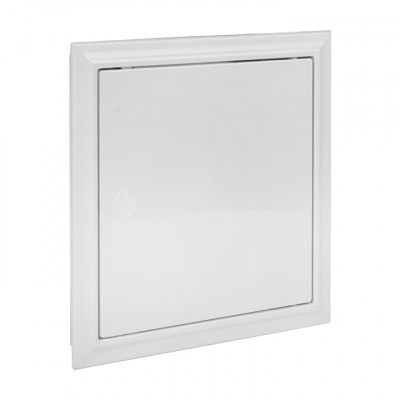 Люк ревизионный пластик с нажим, замком 200х200 (ШхВ внутр,) EKF Basic