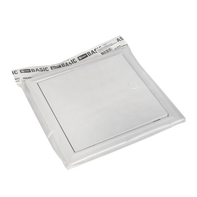 Люк ревизионный пластик с нажим, замком 200х200 (ШхВ внутр,) EKF Basic