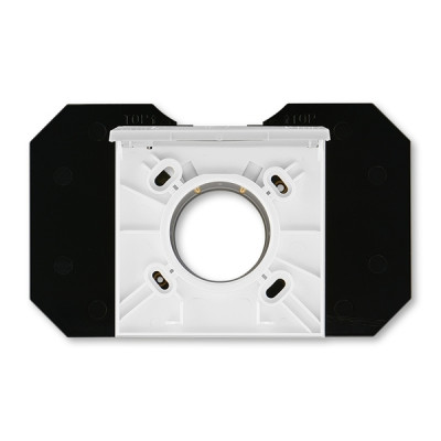 5530H-C67107 16 - Розетка ABB Levit для централизованных систем пылеудаления серый / белый - 2CHH506717C4016