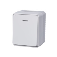 ATN540113 - ATLASDESIGN PROFI IP54 О/У 1-клавишный ВЫКЛЮЧАТЕЛЬ с подсветкой, сх.1а, 10АХ, БЕЛЫЙ, Systeme Electric ATN540113 - ATLASDESIGN PROFI IP54 О/У 1-клавишный ВЫКЛЮЧАТЕЛЬ с подсветкой, сх.1а, 10АХ, БЕЛЫЙ, Systeme Electric