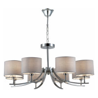 Evoluce SLE105303-08 Светильник подвесной Хром/Серый E14 8*40W