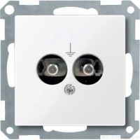 SM Розетка для выравнивания потенциалов, винт. зажимы, активно-бел. SM Розетка для выравнивания потенциалов, винт. зажимы, активно-бел.