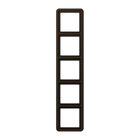 Рамка для вертикальной и горизонтальной установки ударопрочная, 5-кратная; коричневая, CD585WUBR Рамка для вертикальной и горизонтальной установки ударопрочная, 5-кратная; коричневая, CD585WUBR