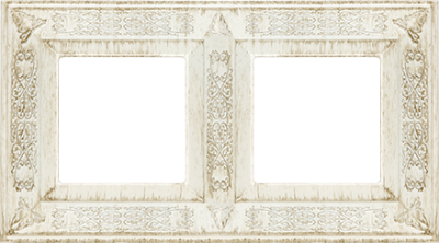 FD01412BD Fede Granada Рамка 2-ная, White Decape