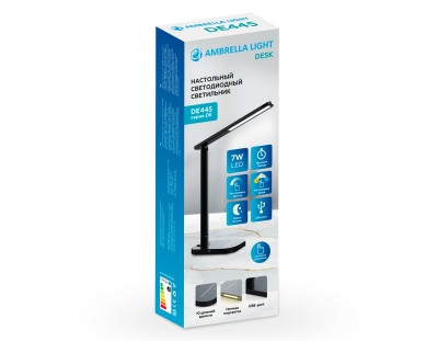 Светодиодная настольная лампа с USB портом и таймером 3000K-6400K 7Вт, AMBRELLA LIGHT, DE445