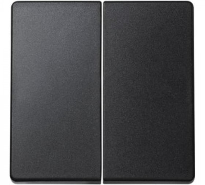 Simon S73Loft Клавиша 2-ная для 73398-39, графит, 73026-62