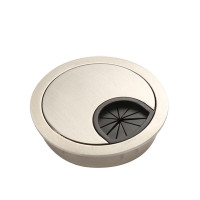 Donel Кабельный громмет ?60мм (лицевая панель ?70мм), серебро, цинковый сплав, DCGR60S Donel Кабельный громмет ?60мм (лицевая панель ?70мм), серебро, цинковый сплав, DCGR60S