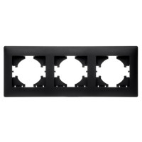 GUSI Bravo РАМКА 3-местная, цвет графит., С1030-010