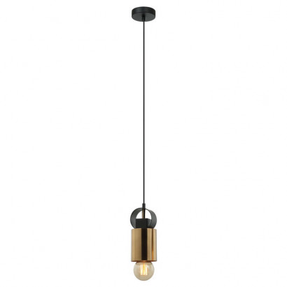 LUSSOLE Gilpin Подвесные светильники, цвет основания - бронзовый, плафон - без плафона, 1x40W E27, LSP-8569