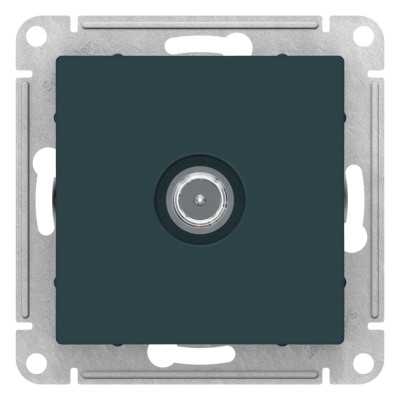 ATN000891 - ATLASDESIGN TV РОЗЕТКА оконечная 1дБ, механизм, ИЗУМРУД, Systeme Electric