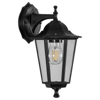 Светильник садово-парковый, 100W 230V E27 черный, 6202/PL6202 (на стену вниз), Feron 11066