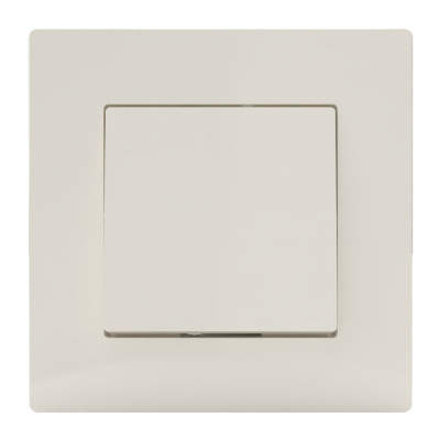 Выключатель 1-кл. СП Pixel 10А IP20 в сборе беж. TOKOV ELECTRIC TKE-PX-V1F-C02