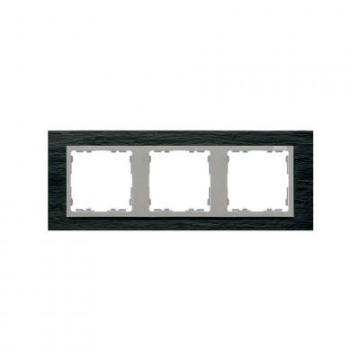 Simon S82N Рамка 3-ная, сланец - алюминий (композит), 82937-63