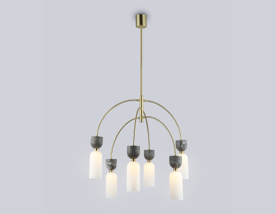 Потолочный светильник с мрамором G9*6, AMBRELLA LIGHT, LH53333