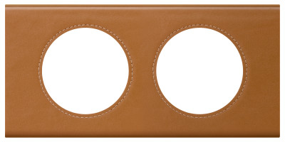 Legrand Рамка - Программа Celiane - 2 поста - Кожа Карамель, 069422