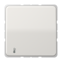 KNX-регулятор с шинным сопряжением без ручки для установки температуры; светло-серый, CD2178ORTSLG