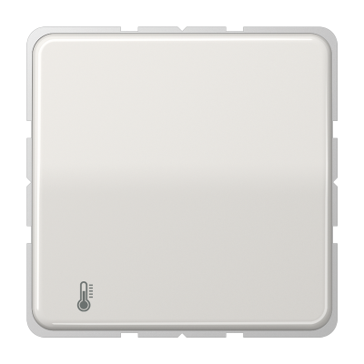 KNX-регулятор с шинным сопряжением без ручки для установки температуры; светло-серый, CD2178ORTSLG