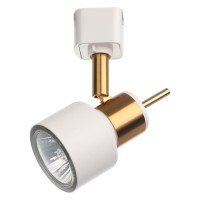 Arte Lamp ALMACH, Трековый светильник, цвет арматуры - белый, цвет плафона/декора - БЕЛЫЙ, 1х50W GU10, A1906PL-1WH