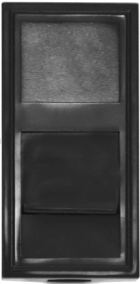 Donel Розетка DEC RJ45 UTP кат.5e, 1мод., черн. (22.5х45мм),DECF12B5