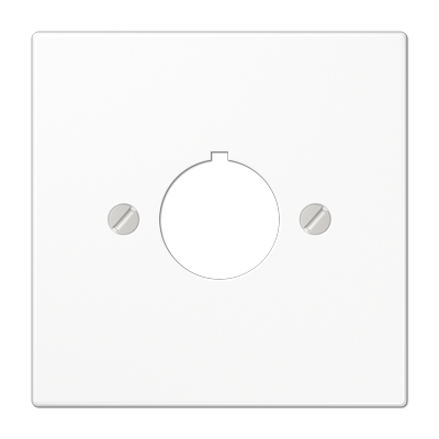 Крышка для установки специальных изделий ?22,5 мм с несущим каркасом; белая, LS964WW