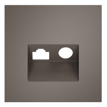 Накладка для розетки TV+RJ45 кат. 6, S70 (капучино), VLS002714 Накладка для розетки TV+RJ45 кат. 6, S70 (капучино), VLS002714