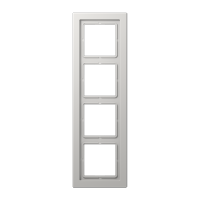 Рамка 4-кратная; светло-серая, LSD984LG