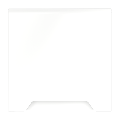 Накладка для розетки с заземлением, защитными шторками и крышкой, S70 (белый матовый), VLS000802