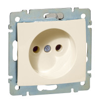 Legrand Розетка без заземления - Legrand Valena - без шторок 16А 250В винтовые зажимы - слоновая кость, 774316