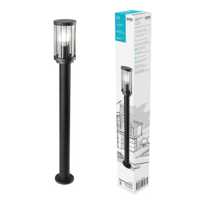 Светильник садово-парковый Gauss Vega столб 1*E27, Max.60W, 105*800мм, 170-240V / 50Hz, IP 54 (1/10), GD024