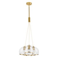 Lightstar 729031 (MD20100-3A) Люстра SFERICO 3х40W E27 ЛАТУНЬ/ПРОЗРАЧНЫЙ (в комплекте)