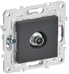 SKANDY Роз. TV оконечная SK-A12T титан IEK, SK-A10-O-K48