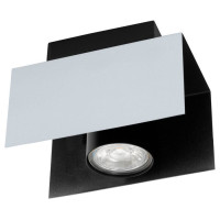 97394 Светодиод. потолочный светильник VISERBA, 1х5W (GU10), L120, B85, H115, 1х400lm, сталь, белый