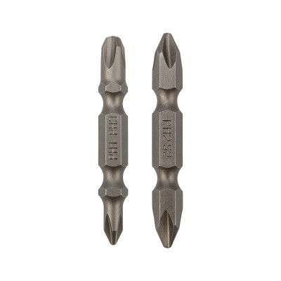 Мини-набор бит двухсторонних PH2xPH2, PH1xPH3-50 мм (2 биты на блистере) Kranz, KR-92-0452