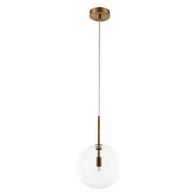 Arte Lamp CAMERON, Подвес, цвет арматуры - АНТИЧНАЯ БРОНЗА, цвет плафона/декора - ПРОЗРАЧНЫЙ, 1х40W G9, A7720SP-1AB
