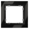 Рамка стеклянная VOLTUM S70 на 1 пост, (черный,стекло), VLS110108
