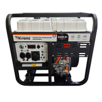 Генератор дизельный KR8500DEA, 8,5кВт, 230В, 16л, коннектор автоматики, электростартер KRANZ, KR-16-1315