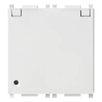 Vimar Розетка SICURY 2P+T 16A французский стандарт + крышка белая, 14212.C