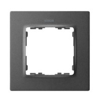 Simon Рамка на 1 пост цвета матовый титан S82 Concept, 8200617-096